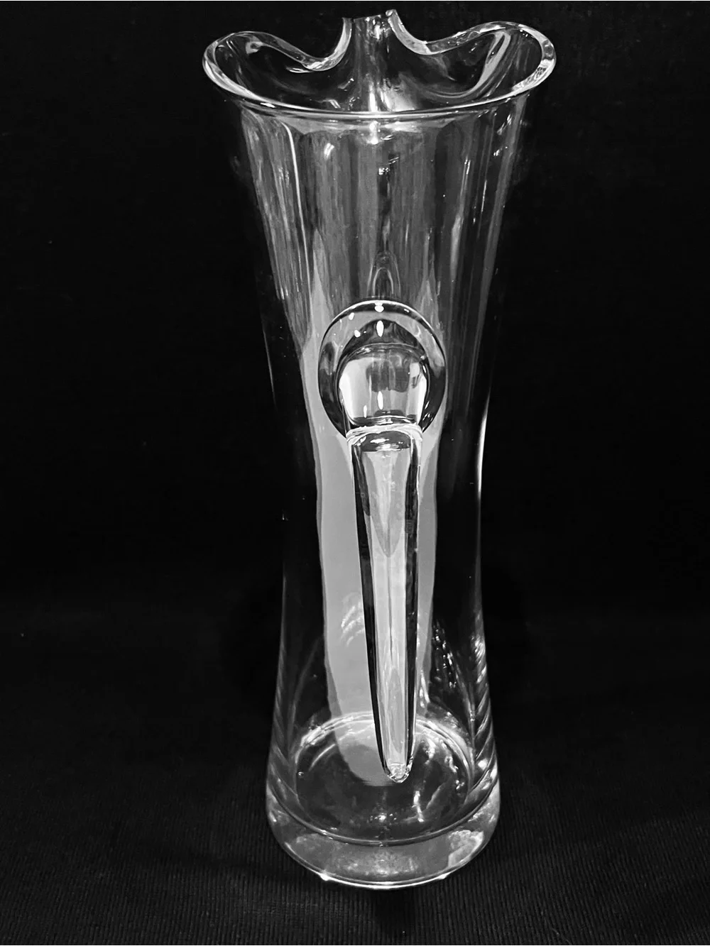 Vintage Rare Find MCM Glass Martini Pitcher 11”